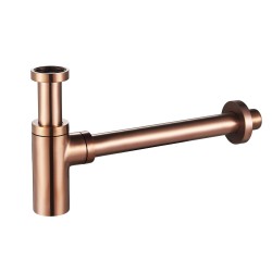 UniMatch wastafelsifon 5/4" x 32 mm geborsteld brons koper PVD