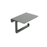 Alonzo toiletrolhouder met planchet gunmetal PVD 