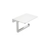 Alonzo toiletrolhouder met planchet chroom 