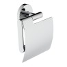 Alonzo toiletrolhouder met klep chroom 