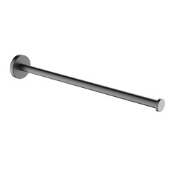 Alonzo handdoekrek 1-armig gunmetal PVD