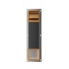 Rocko toiletrolhouder klep reserverolhouder inbouw geborst.brons koper