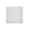 Demis inbouwnis 30 x 30 x 10 cm mat wit