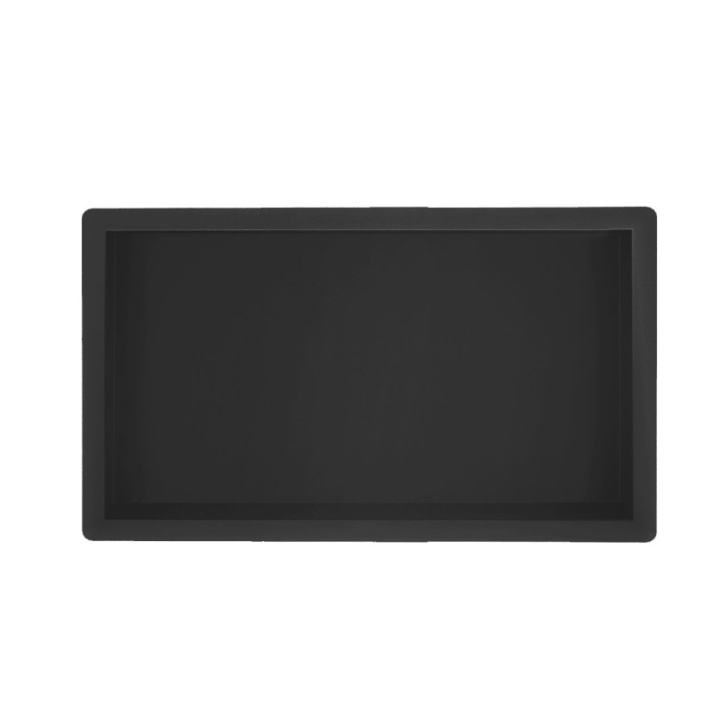 Demis inbouwnis 60 x 30 x 7 cm mat zwart