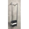Loft handdoekrek 95 x 25 x 20 cm RVS