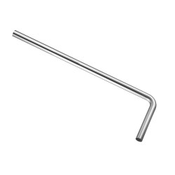 UniMatch vloerbuis 75 x 22 x 3,2 cm geborsteld staal