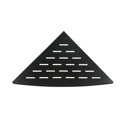 InWall hoekplanchet 29 x 29 cm mat zwart