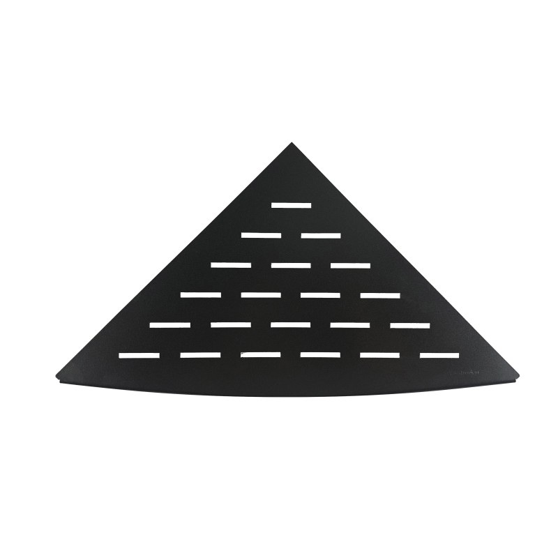 InWall hoekplanchet 29 x 29 cm mat zwart