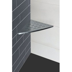 InWall hoekplanchet 29 x 29 cm RVS