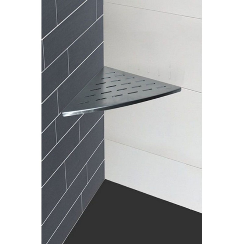 InWall hoekplanchet 29 x 29 cm RVS