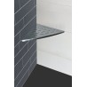 InWall hoekplanchet 29 x 29 cm RVS
