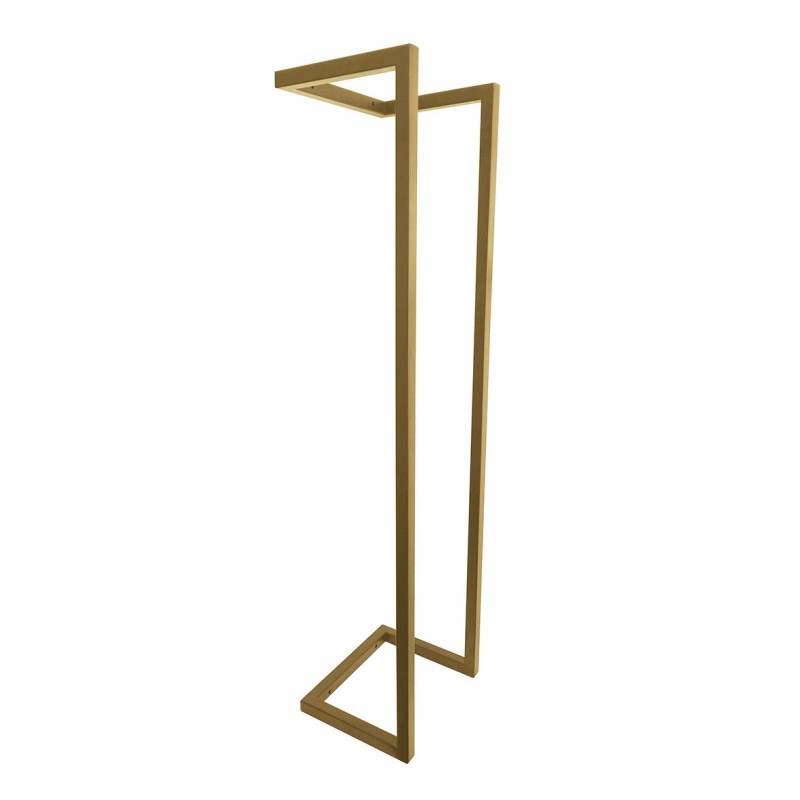 Loft handdoekrek 95 x 25 x 20 cm geborsteld messing PVD