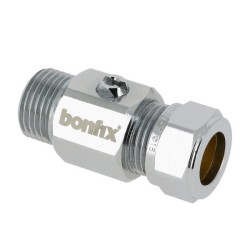 BONFIX Kogelstopkraan knel 3/8 x 12 (schroevendraaier)