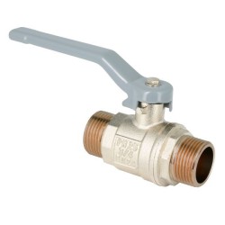 BONFIX Kogelkraan 3/4" - 2 x buitendraad - grijze hendel - PN25