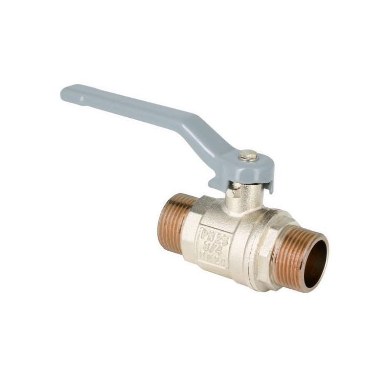 BONFIX Kogelkraan 3/4" - 2 x buitendraad - grijze hendel - PN25