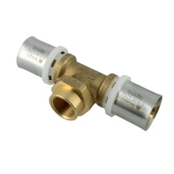 BONFIX Alu-pers T-stuk 25 x 1/2" bi.dr. x 25 mm
