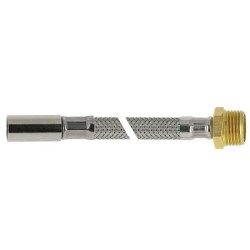 BONFIX RVS flexibele aansluitleiding 50cm 3/8" bu x 15 mm insteek