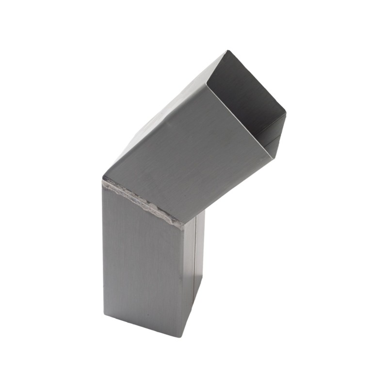 RHEINZINK Bocht prePATINA blue-grey mof x spie 80 x 80 mm 45 graden