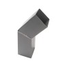 RHEINZINK Bocht prePATINA blue-grey mof x spie 80 x 80 mm 45 graden