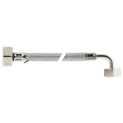 BONFIX RVS flexibele aansluitleiding 150cm 3/4"bi x 3/4"bi Haaks