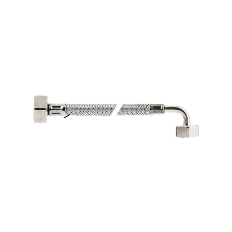 BONFIX RVS flexibele aansluitleiding 150cm 3/4"bi x 3/4"bi Haaks