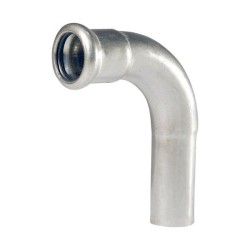 BONFIX M-press RVS-water insteekbocht 90° 15 x Ø15 mm