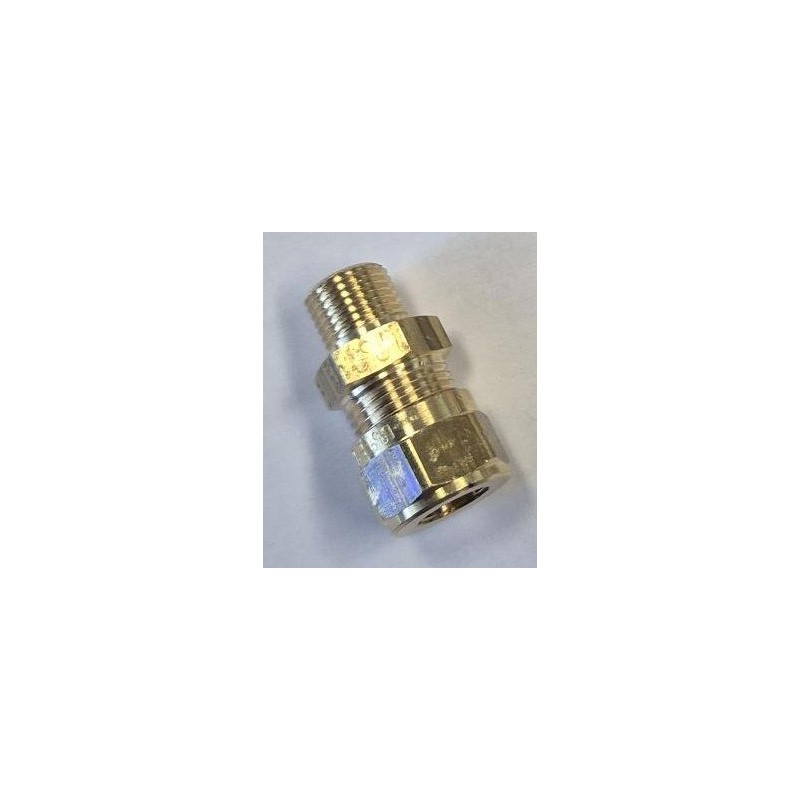 BONFIX Knel messing puntstuk 1/8" bu.dr. x 8 mm 