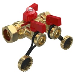 Vul- en spoelunit serie 588 - 2 x 22 mm knel