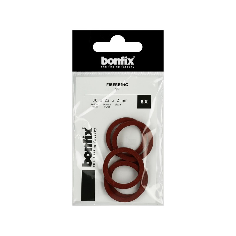 BONFIX Fiberring 1" (30 x 23 x 2 mm) 5 stuks