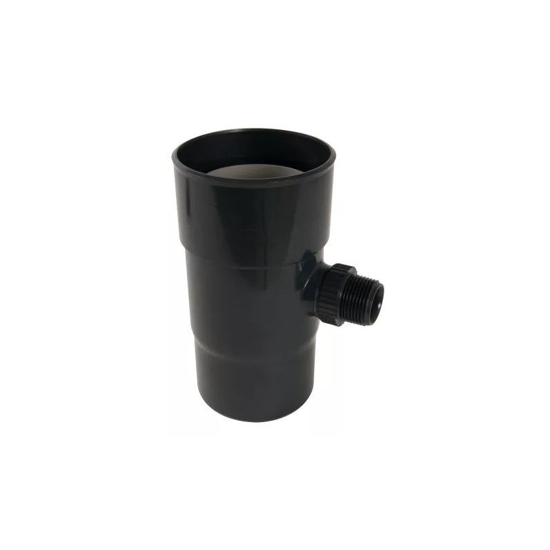 Nicoll PVC-Ti regentonvulautomaat met 1" aansluiting zwart Ø100