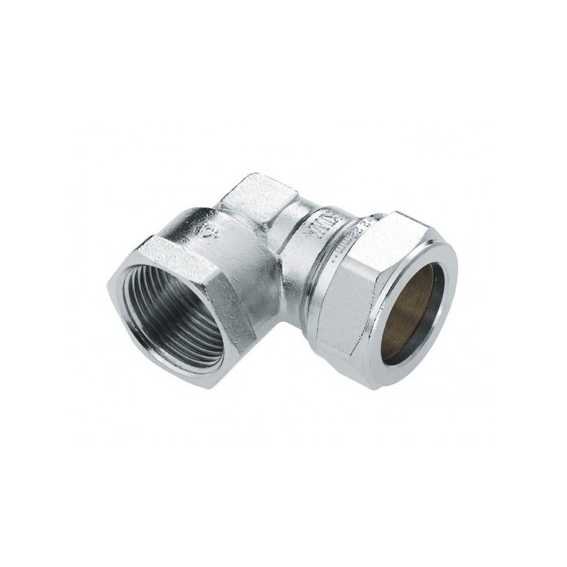 BONFIX Knel vertinde kniekoppeling 1/2" bi.dr. x 22 mm  