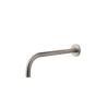 Slim 18mm uitloop rond 25cm 1/2" geborsteld staal