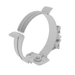 Ubbink beugel 80-100 PP wit