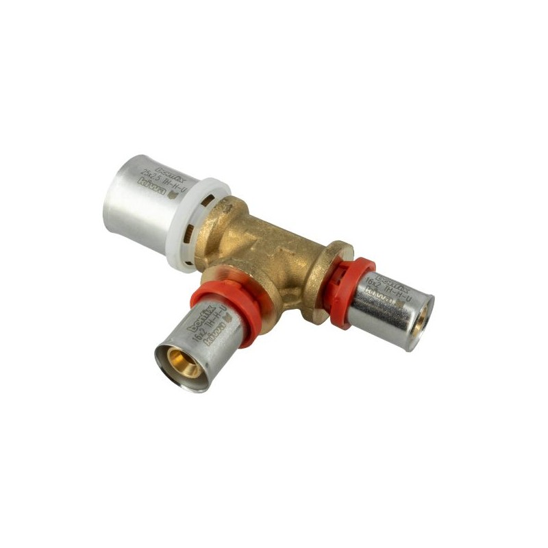 BONFIX Alu-pers verloop T-stuk 25 x 16 x 16 mm
