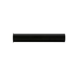 UniMatch sifon verlengbuis 20 cm met kraag mat zwart