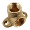 BONFIX Draad messing muurplaat 1/2" bi.dr. x 1/2" bi.dr.