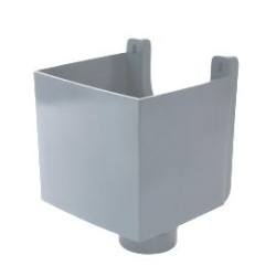 Nicoll PVC-Ti vergaarbak lichtgrijs Ø100
