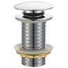 UniMatch clickwaste afvoerplug verlengd 5/4" chroom
