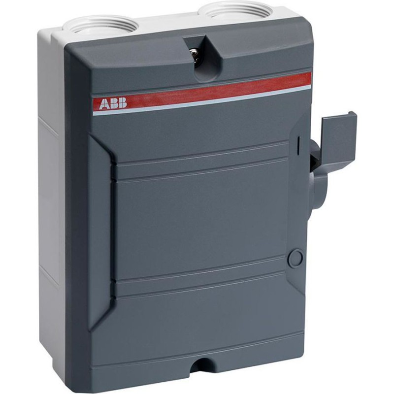 ABB BW 225 DP werkschakelaar 2-polig 25A donkergrijs