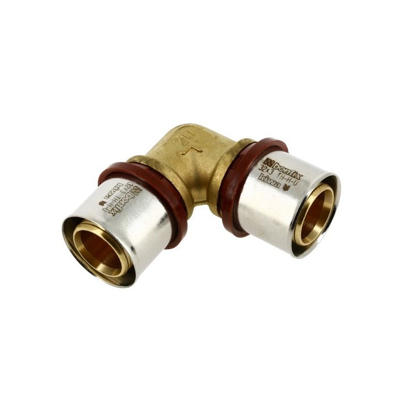 BONFIX Alu-pers kniekoppeling 32 x 32 mm