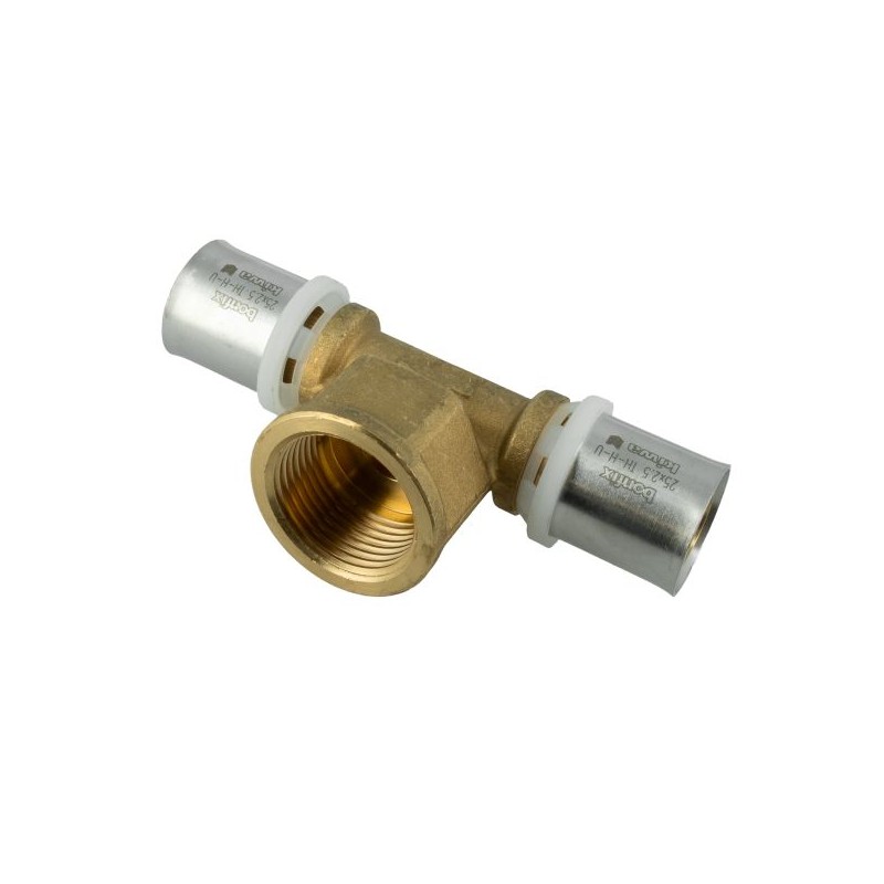 BONFIX Alu-pers T-stuk 25 x 1" bi.dr. x 25 mm