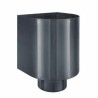 zinken vergaarbak Mini  80mm - zwart (Anthra)