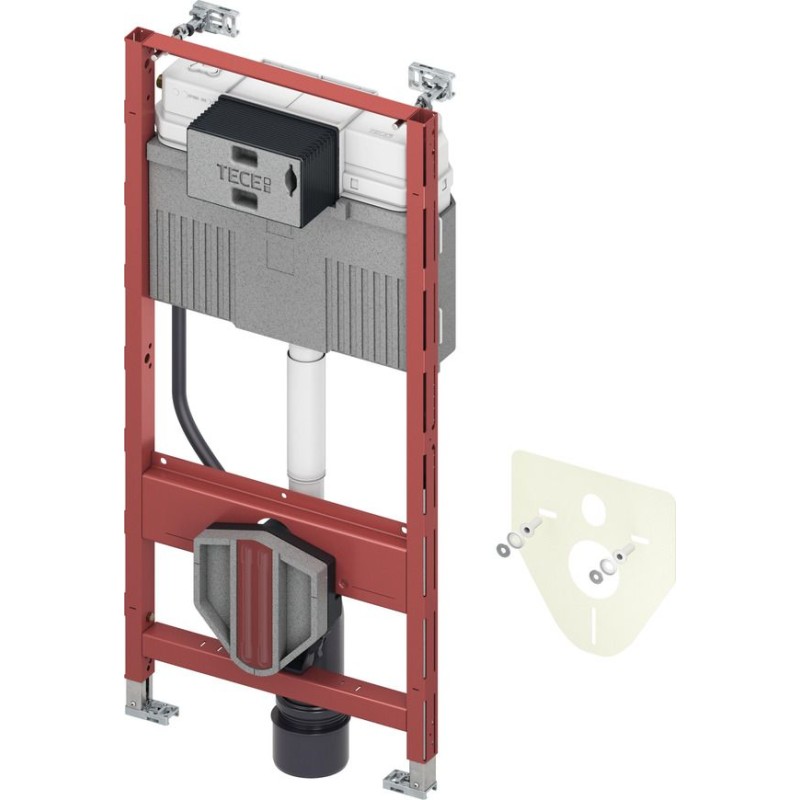 TECEprofil inbouwreservoir 112cm hoog frontbediening