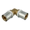 BONFIX Alu-pers kniekoppeling 25 x 25 mm