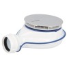 Nicoll Turboflow XS douchesifon 90mm met magneetklep - afvoer Ø40mm
