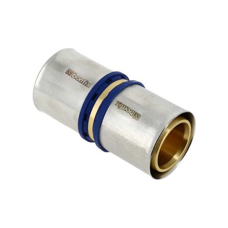 BONFIX Alu-pers rechte koppeling 40 x 40 mm
