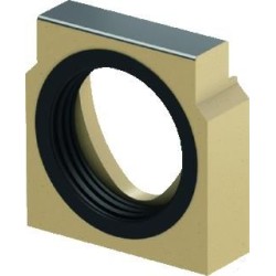 ACO Multiline Sealin V100S eindplaat voor gooteinde Ø110 mm