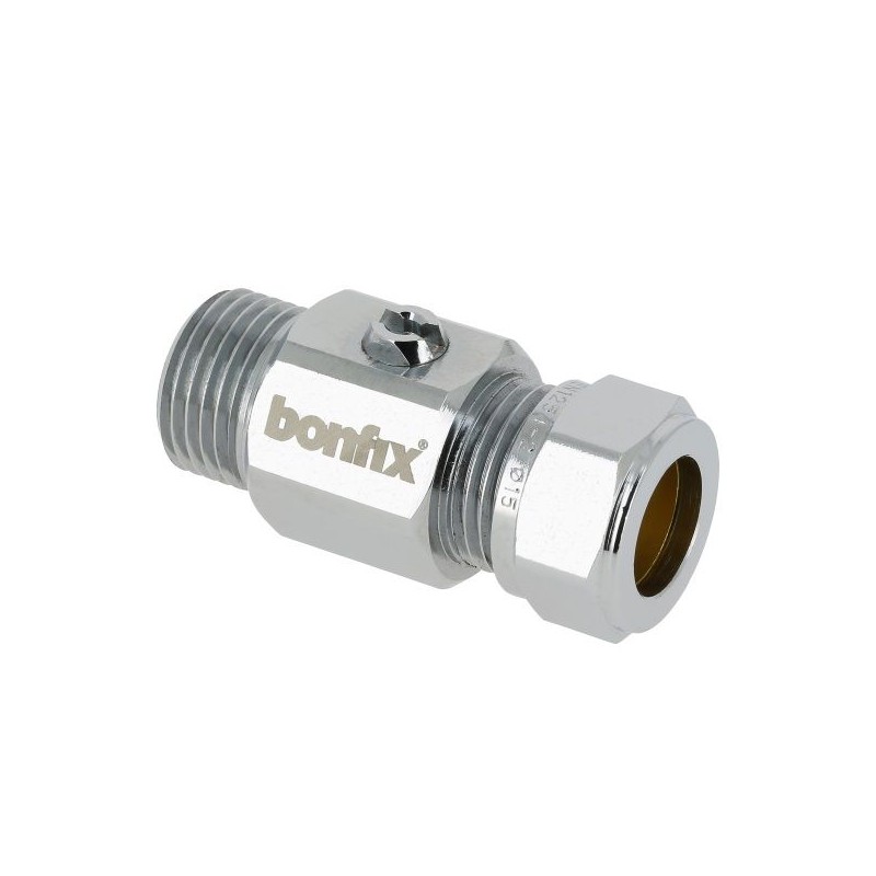 BONFIX Kogelstopkraan knel 3/8 x 15 (schroevendraaier)