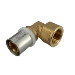 BONFIX Alu-pers kniekoppeling 3/4" bi.dr. x 25 mm
