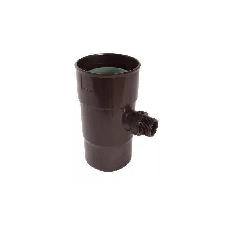 Nicoll PVC-Ti regentonvulautomaat met 1" aansluiting bruin Ø100